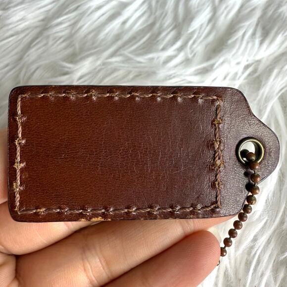 2.5" COACH Fob Bag Charm Hang tag Hangtag - Picture 2 of 2